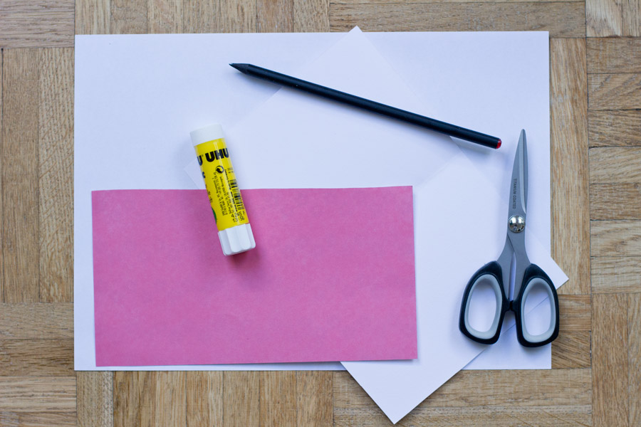 DIY Mother's Day card supplies