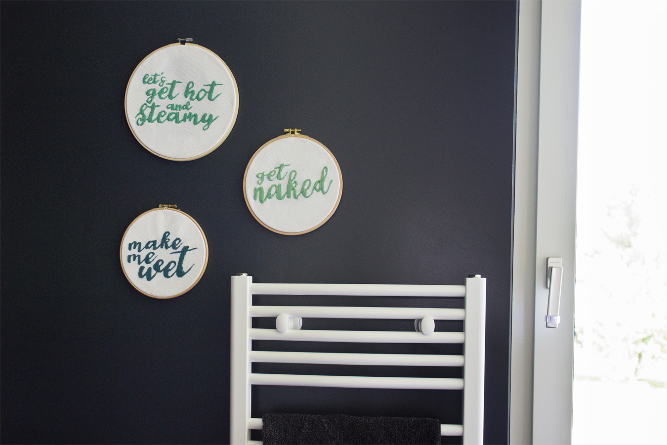 DIY naughty embroidery for the bathroom | LOOK WHAT I MADE ...