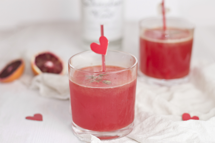 Valentine's Day drink recipe: A blood orange and gin cocktail | LOOK WHAT I MADE ...