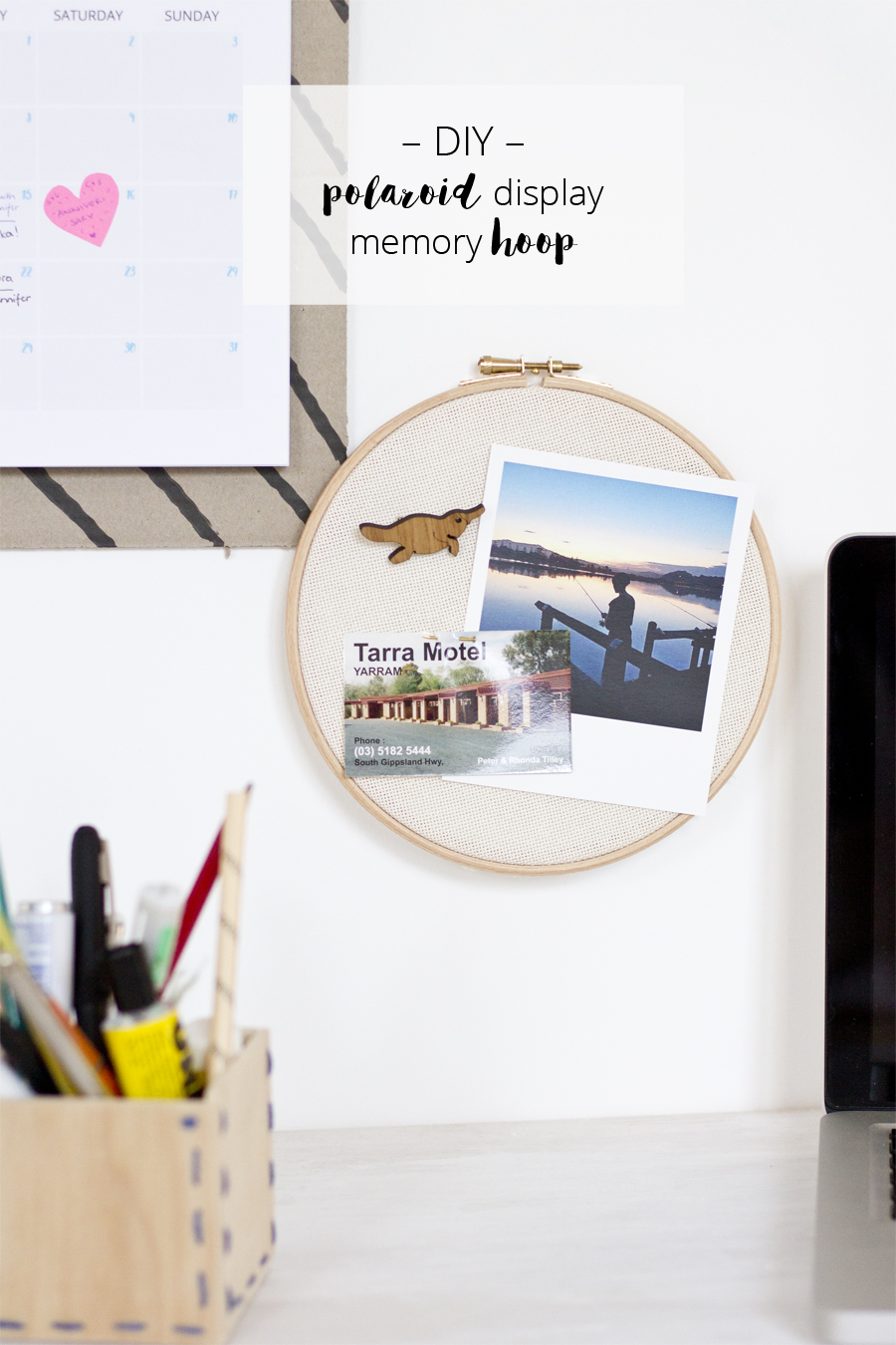 DIY Polaroid display memory embroidery loop | LOOK WHAT I MADE ...