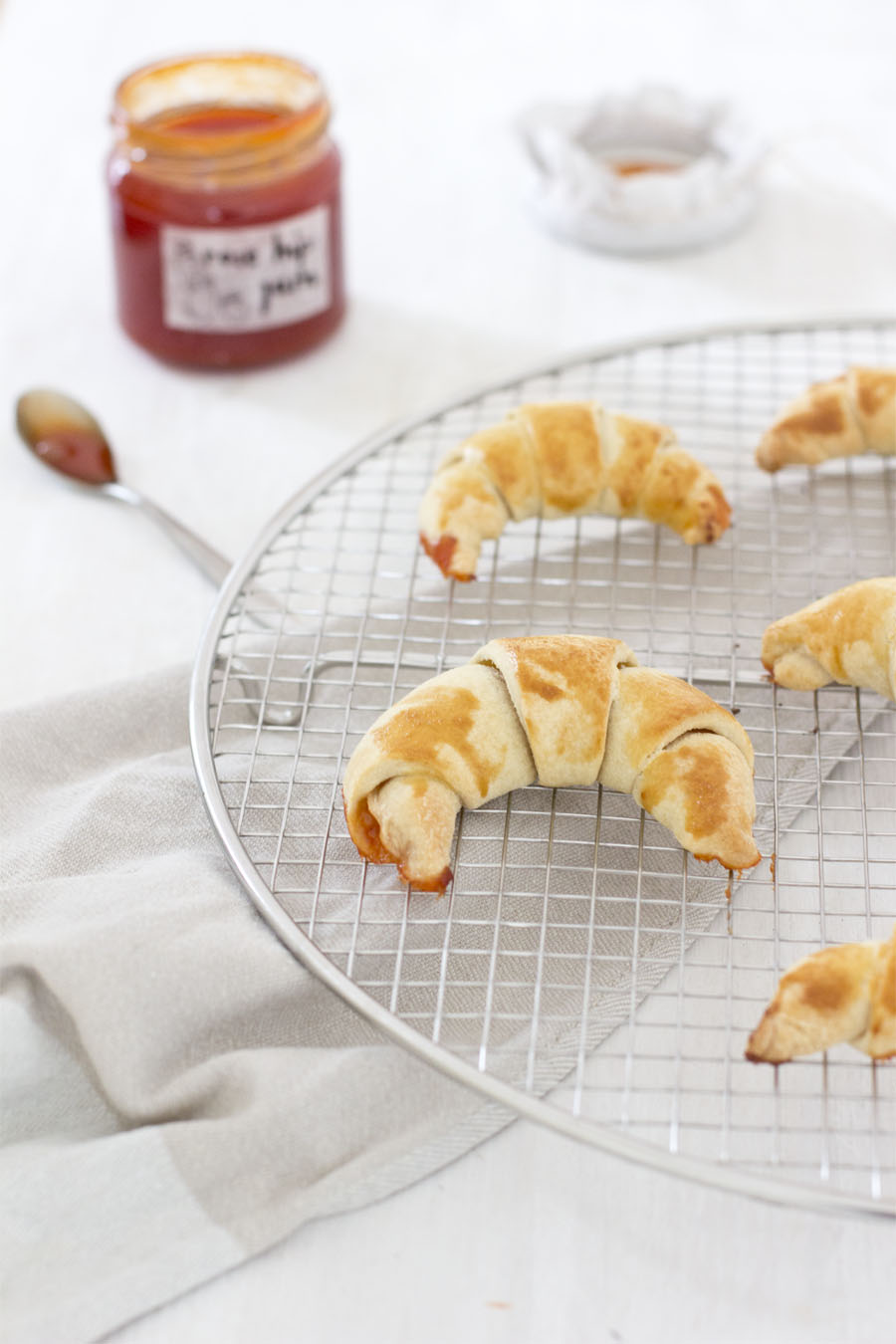 Handmade puff pastry rose hip croissants | LOOK WHAT I MADE ...