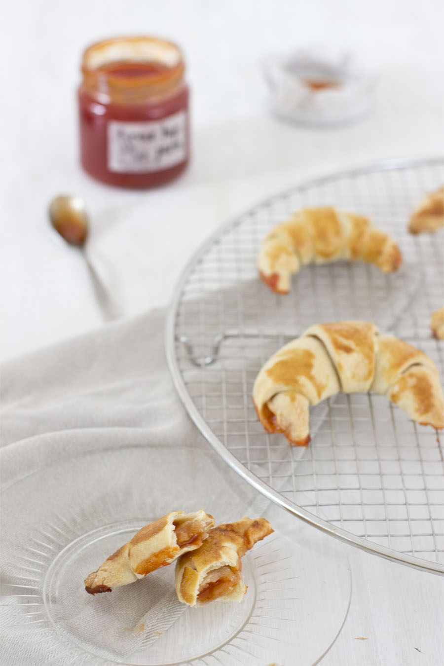 Handmade puff pastry rose hip croissants | LOOK WHAT I MADE ...