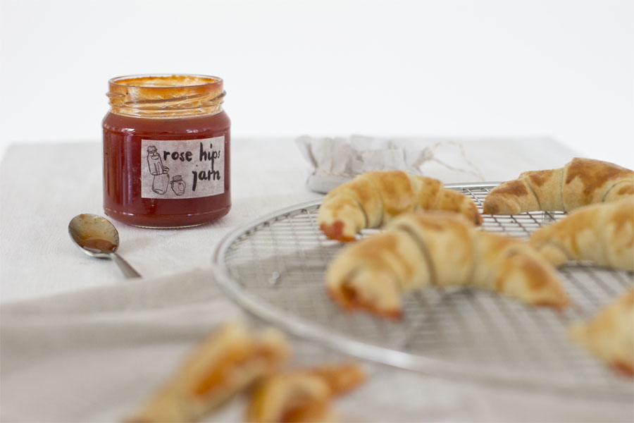 Handmade puff pastry rose hip croissants | LOOK WHAT I MADE ...