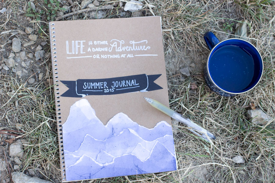 Make a summer journal for adults to write all your adventures down to read when the days get colder and shorter.