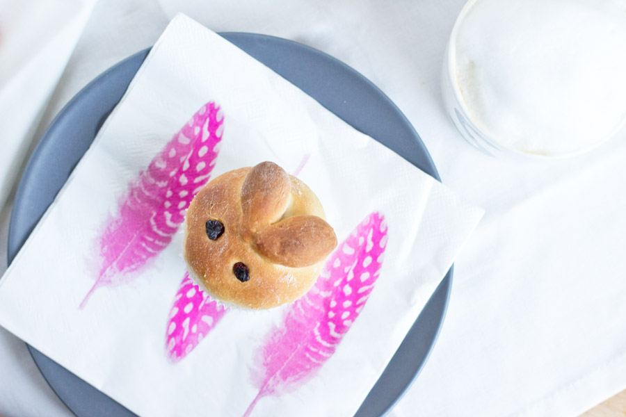 Sweet yeast dough bunny recipe