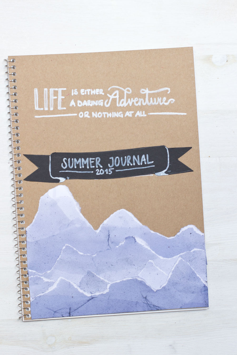 Make a summer journal for adults to write all your adventures down to read when the days get colder and shorter.