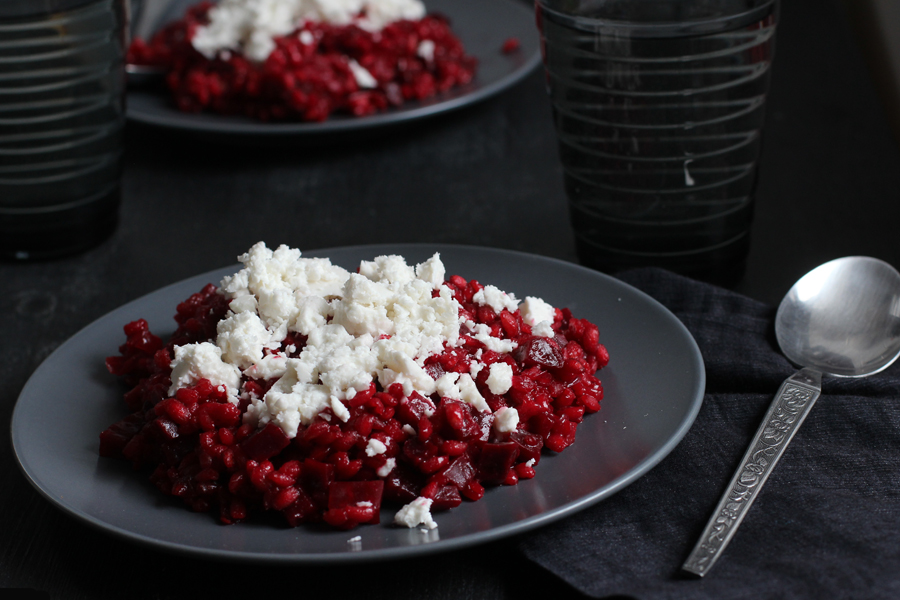 Healthy beetroot barley risotto recipe with feta cheese | LOOK WHAT I MADE ...