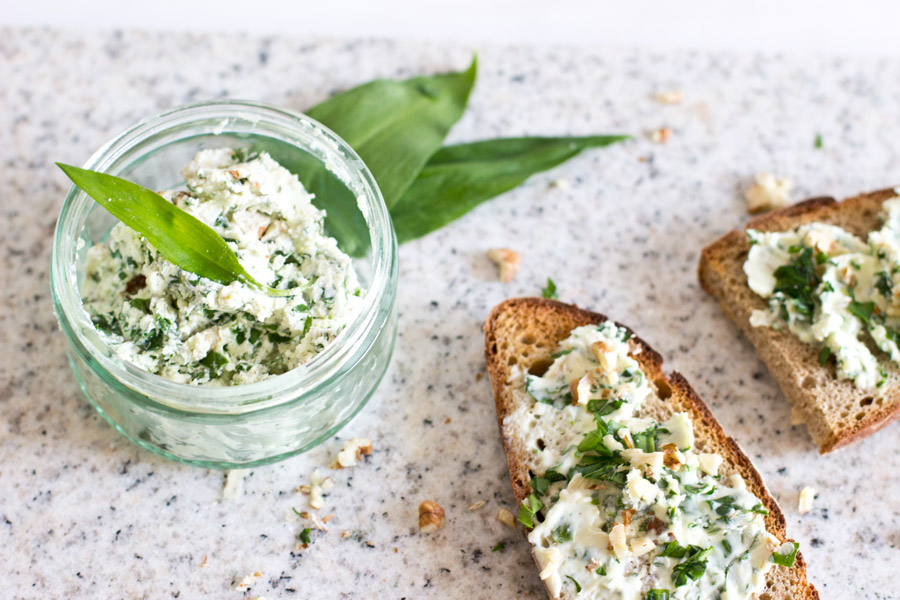 wild garlic bread spread office lunch recipe