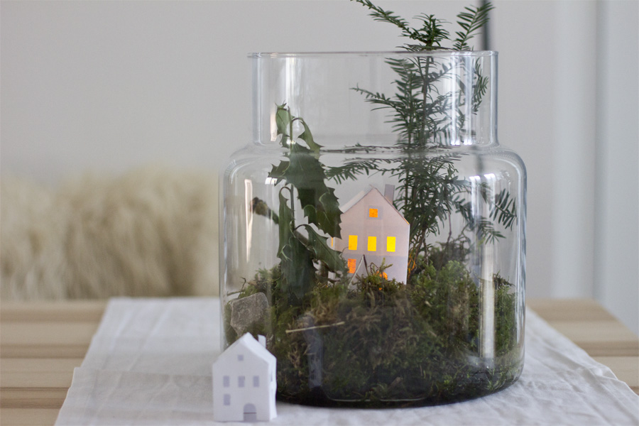 winter landscape in a glass | LOOK WHAT I MADE ...