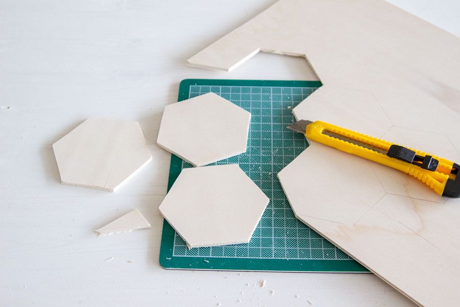 DIY hexagon coasters | LOOK WHAT I MADE ...